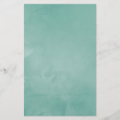 Watercolor Succulents Baby Shower Bingo (Back)