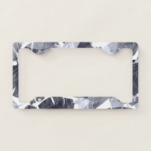 Watercolor Summer Flower License Plate Frame