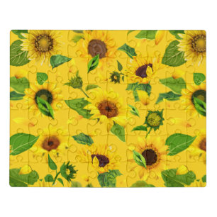 Watercolor Sunflower 3 Jigsaw Puzzle