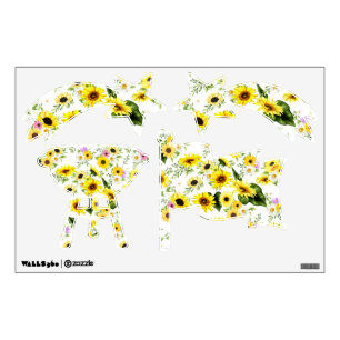 Watercolor Sunflower 7 Wall Decal