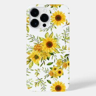 Watercolor Sunflower 8 iPhone 14 Pro Max Case