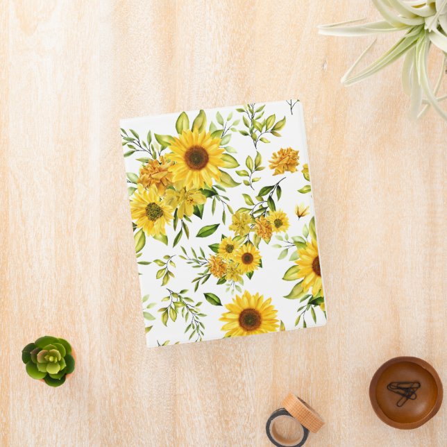 Watercolor Sunflower 8 Mini Binder (InSitu)