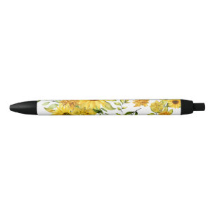 Watercolor Sunflower 8 Pen