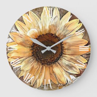 Watercolor Sunflower Elegant Collection