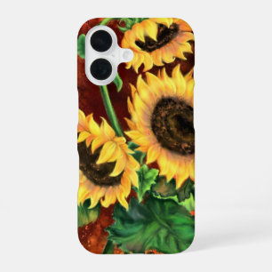 Watercolor Sunflower iPhone Case