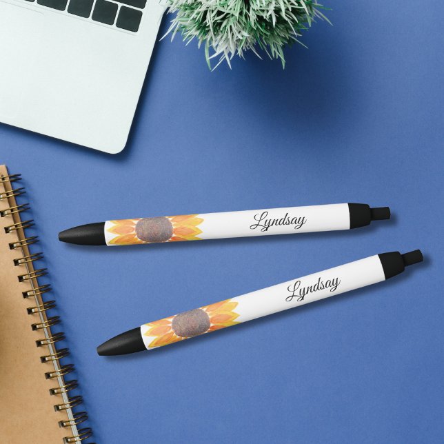 Watercolor Sunflower Pen (Creator Uploaded)