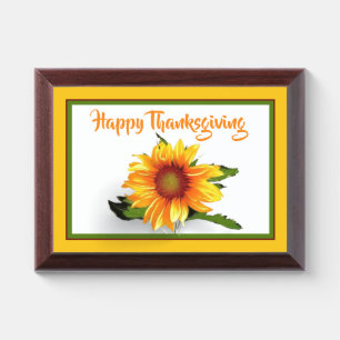 Watercolor sunflower Plaque