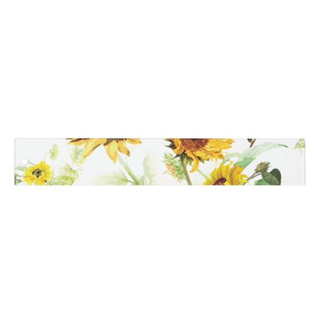 Watercolor Sunflower Ruler (Front)