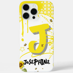 Watercolor Sunflower with Butterflies iPhone 16 Pro Max Case