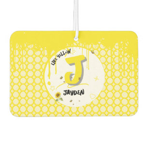 Watercolor Sunflower with Butterflies Like Yellow Air Freshener