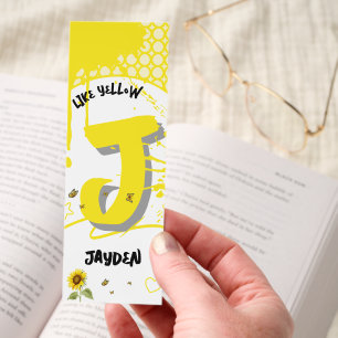 Watercolor Sunflower with Butterflies Like Yellow Bookmarks