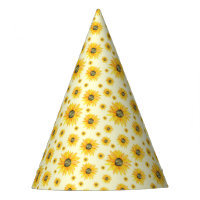 Watercolor Sunflowers Floral Pattern