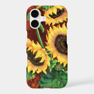 Watercolor Sunflowers iPhone Case
