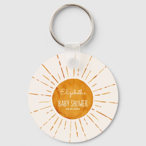 Watercolor Sunshine Baby Shower 