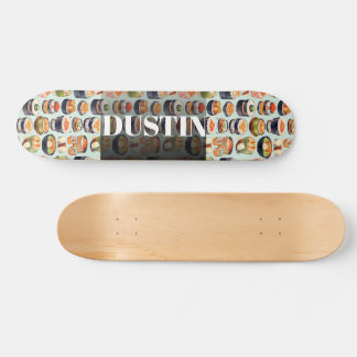 Watercolor Sushi Personalized Skateboard