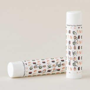 Watercolor Sushi Rolls Cucumber Roll Hibachi Lip Balm