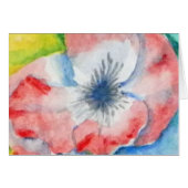 Watercolor Sweetpea Flower Art (Front Horizontal)