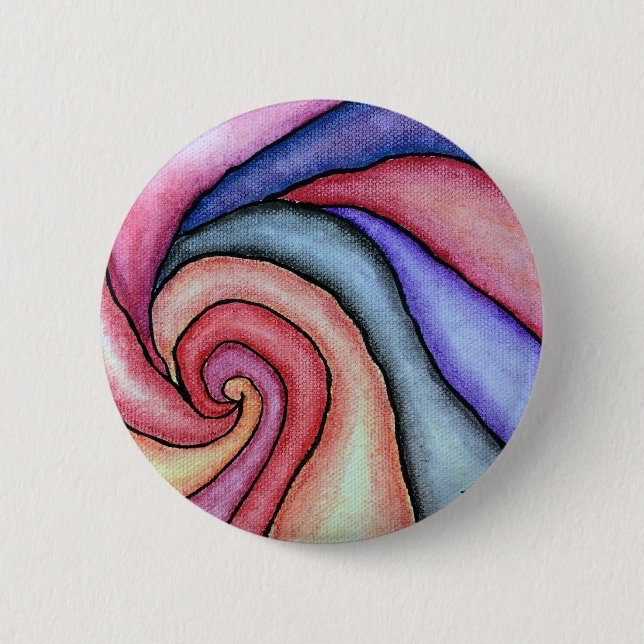 Watercolor Swirl Button (Front)