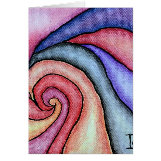 Watercolor Swirl Cards (Front)