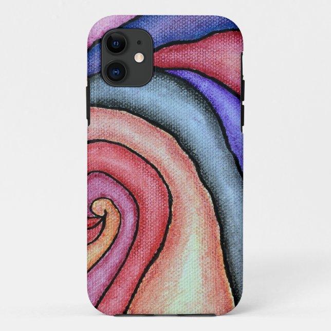 Watercolor Swirl Case-Mate iPhone Case (Back)