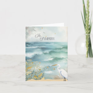 Watercolor Sympathy Condolence Card