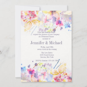 Watercolor Symphony Invitation