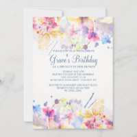 Watercolor Symphony Invitation
