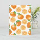 Watercolor tangerines (Standing Front)