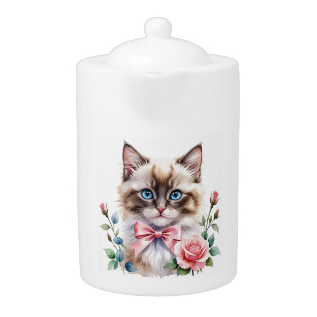 Watercolor  teapot (Front)