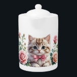 Watercolor  teapot<br><div class="desc">Watercolor,  also known as watercolour or aquarelle,  is a painting medium consisting of pigments suspended in a water-based solution. It's known for its transparent,  luminous washes of color,  often applied to paper. The binder,  typically gum arabic,  allows the pigment to adhere to the paper when the water evaporates.</div>