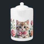 Watercolor  teapot<br><div class="desc">Watercolor,  also known as watercolour or aquarelle,  is a painting medium consisting of pigments suspended in a water-based solution. It's known for its transparent,  luminous washes of color,  often applied to paper. The binder,  typically gum arabic,  allows the pigment to adhere to the paper when the water evaporates.</div>