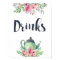 Watercolor Teapot Drinks Sign