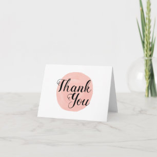 Watercolor Thank You Card