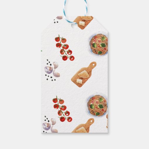 Watercolor That's Amore Bridal Shower Favor Gift Tags | Zazzle