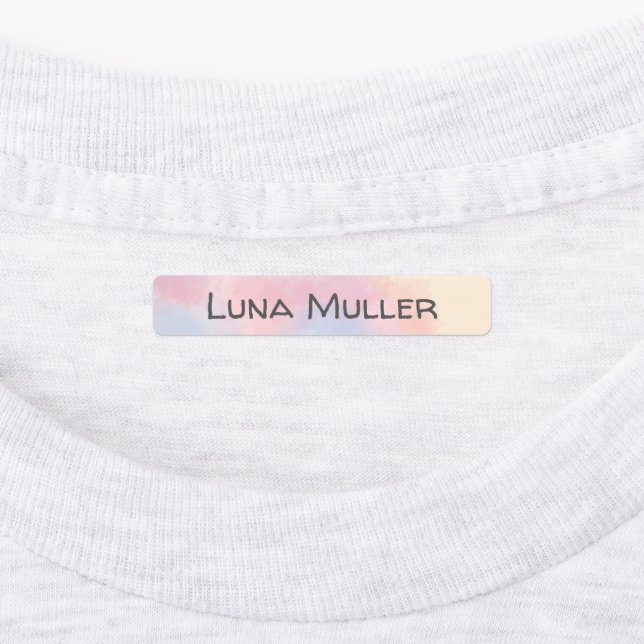 Watercolor Thermosticators Minimalist Labels (Affixed)