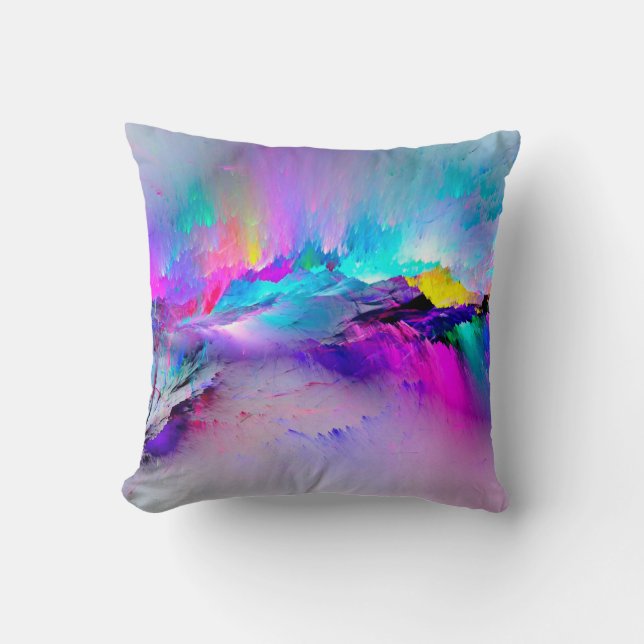 Watercolor Throw Pillow (Front)