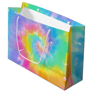 Watercolor Tie Dye Gift Bag