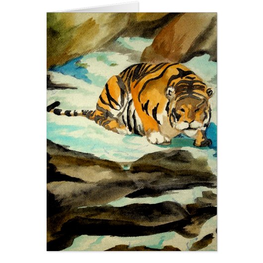 Watercolor Tiger Cards (Front)