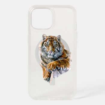 Watercolor Tiger Iphone 15 Case by FantasyCases at Zazzle