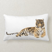 Watercolor Tiger Resting