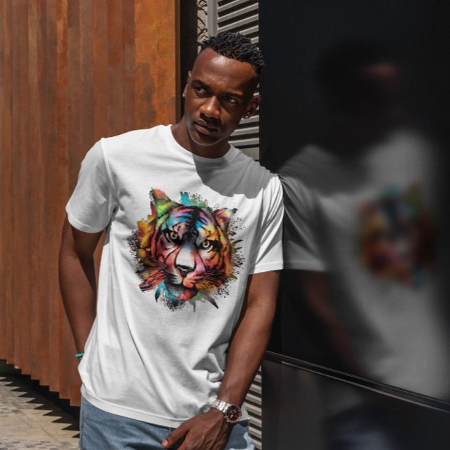 Watercolor Tiger  T-Shirt (Creator Uploaded)