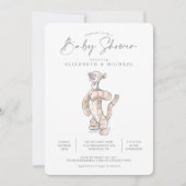 Watercolor Tigger Baby Shower Invitation (Front)