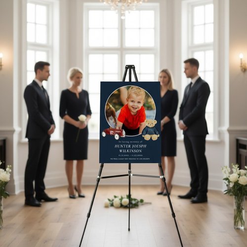 Watercolor Toys Memorial Photo in loving memory Foam Board