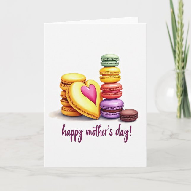 Watercolor Treats Mothers Day Card (Front)