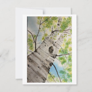 Watercolor Tree  Note Card