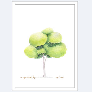 Watercolor Tree Wall Art Sets