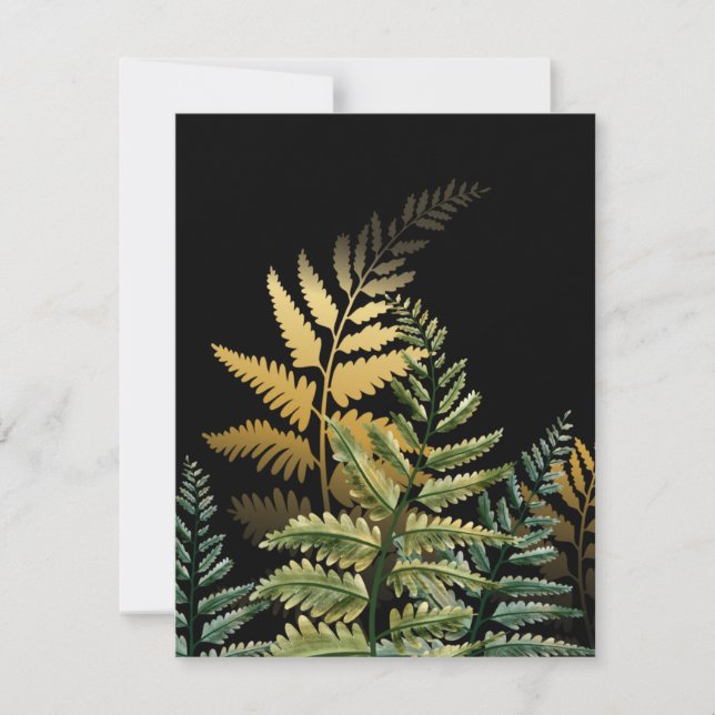 Watercolor Trees 3 Note Card (Front)