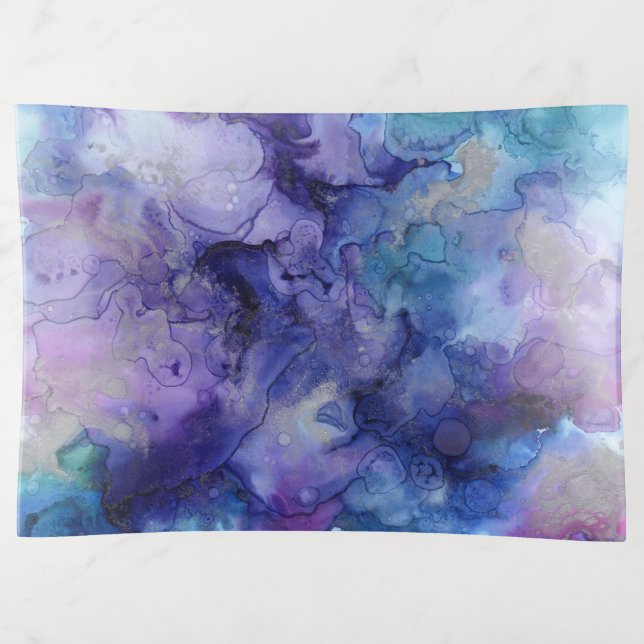 Watercolor Trinket Tray (Front)