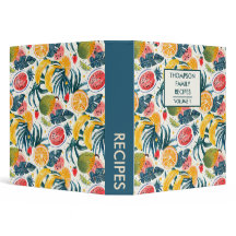 Watercolor tropical fruits Personalized Recipe