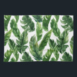 Watercolor Tropical Greenery Leaves Pattern Towel<br><div class="desc">Add a tropical accent to your kitchen with this watercolor pattern kitchen towel. This tropical kitchen towel features watercolor greenery leaves pattern. This design is available in a variety of products. Similar designs are also available.</div>